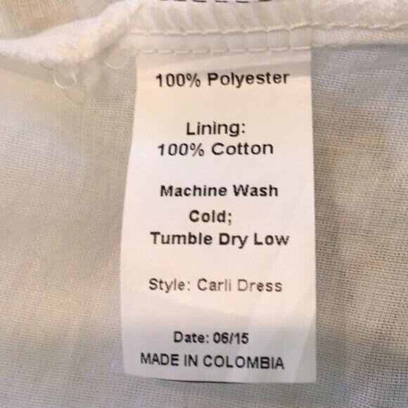 A. Bird Dress or Long Top Blu Floral Pattern Asymmetrical Hem Long Sleeve Large - Picture 4 of 5